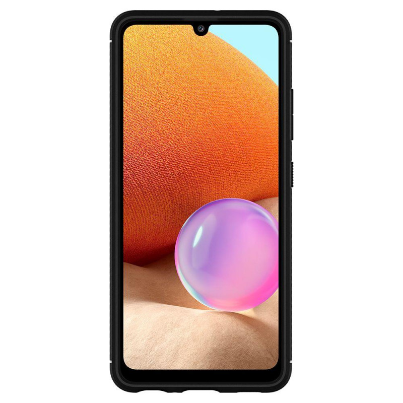 Spigen Rugged Armor -suojakuori Samsung Galaxy A52 / A52s -puhelimelle, mattamusta