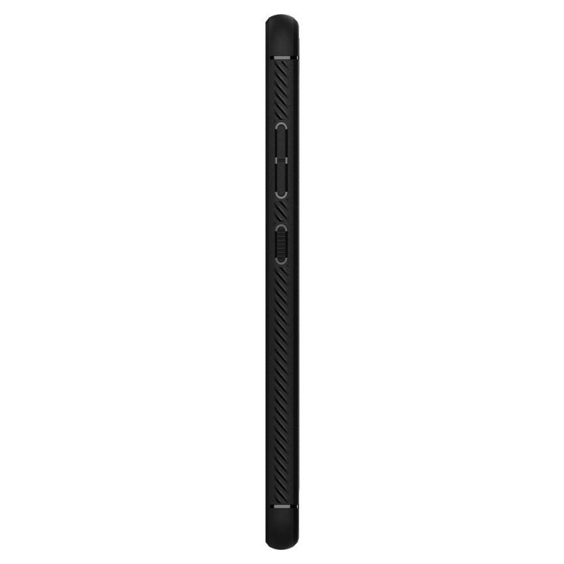 Spigen Rugged Armor -suojakuori Samsung Galaxy A52 / A52s -puhelimelle, mattamusta