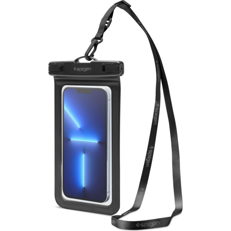 Spigen A601 Aqua Shield universaali vedenpitävä kotelo, musta