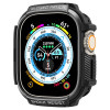 Spigen Rugged Armor -suojakuori Apple Watch Ultra 49 mm:lle, mattamusta