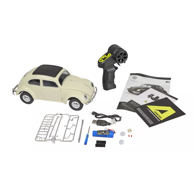 Amewi VW Typ 1 1950 Beetle RC-auto, 1:16, RTR, beige