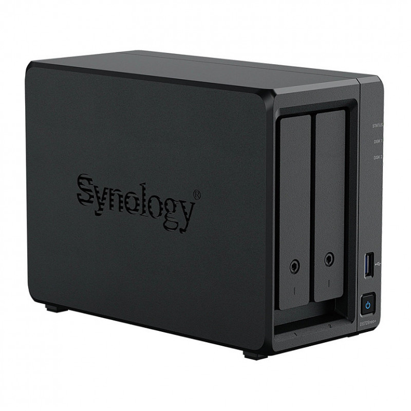 Synology DiskStation DS725neo+ 2-paikkainen NAS, AMD Ryzen Embedded R1600, 4 GB DDR4