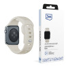 3mk silikonikellonranneke Apple Watchille 42/44/45/49 mm, beige