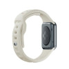 3mk silikonikellonranneke Apple Watchille 42/44/45/49 mm, beige