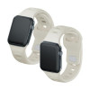 3mk silikonikellonranneke Apple Watchille 42/44/45/49 mm, beige