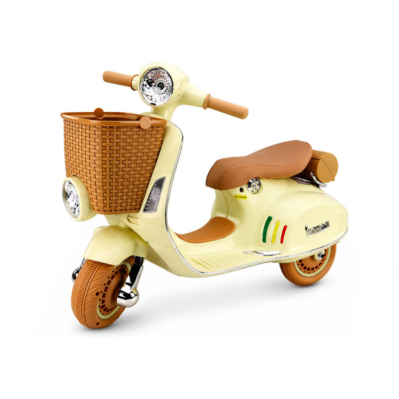 Lean Cars XW-03 akkukäyttöinen skootteri, 35 W, beige