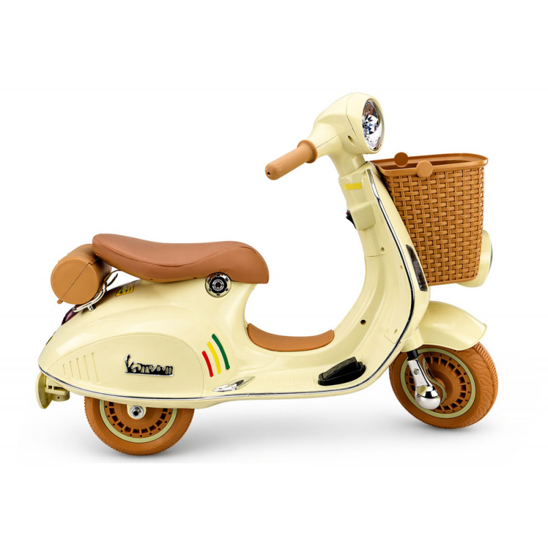 Lean Cars XW-03 akkukäyttöinen skootteri, 35 W, beige