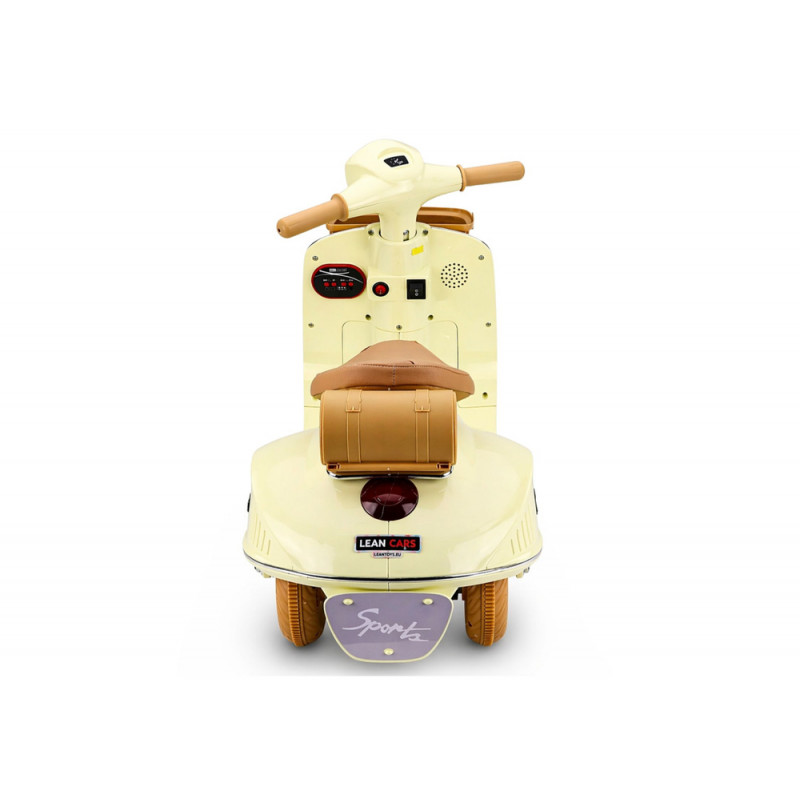Lean Cars XW-03 akkukäyttöinen skootteri, 35 W, beige