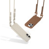 Tech-Protect MagNecklace MagSafe-kotelo kaulanauhalla Apple iPhone 16:lle, beige