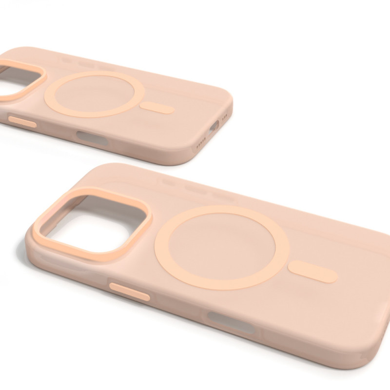 Puro Daylight MagSafe-silikonikuori iPhone 16 Pro Maxille, beige
