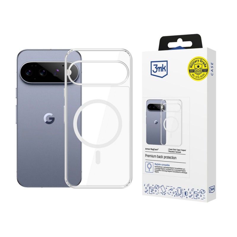 3MK Armor MagCase Google Pixel 11, läpinäkyvä