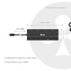 Club 3D CSV-2556 USB-C 12-in-1-keskitin, 3x HDMI/3x USB-C/USB/LAN, 8K30Hz, PD 140W