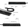 Club 3D CSV-2556 USB-C 12-in-1-keskitin, 3x HDMI/3x USB-C/USB/LAN, 8K30Hz, PD 140W