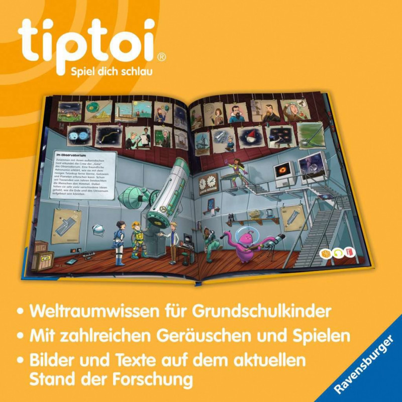 Ravensburger tiptoi Avaruus: avaruuslennot, tähdet ja planeetat (49282)