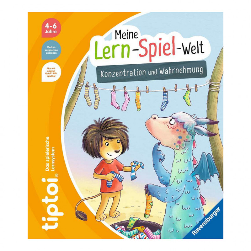 Ravensburger tiptoi minun oppimis- ja leikkimaailmani: keskittyminen ja havaitseminen (49281)