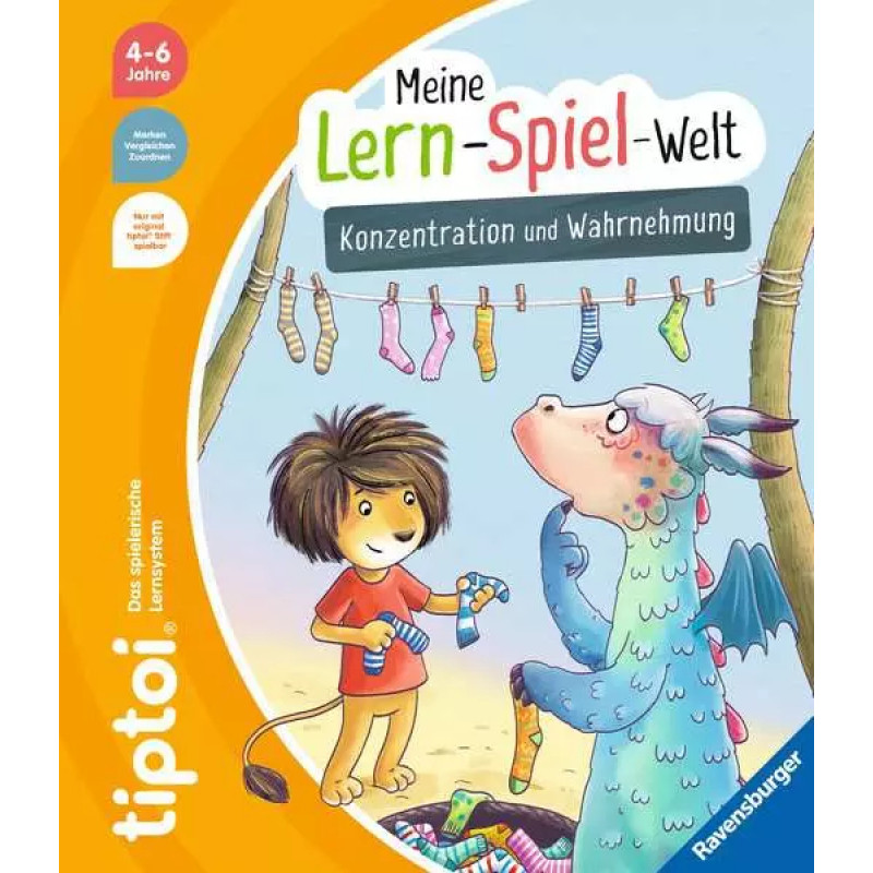 Ravensburger tiptoi minun oppimis- ja leikkimaailmani: keskittyminen ja havaitseminen (49281)