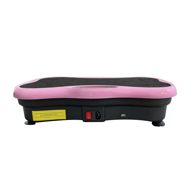 Extralink Moonwalk SpinMove värähtelytreenausalusta kuntoiluun, 200 W, pinkki
