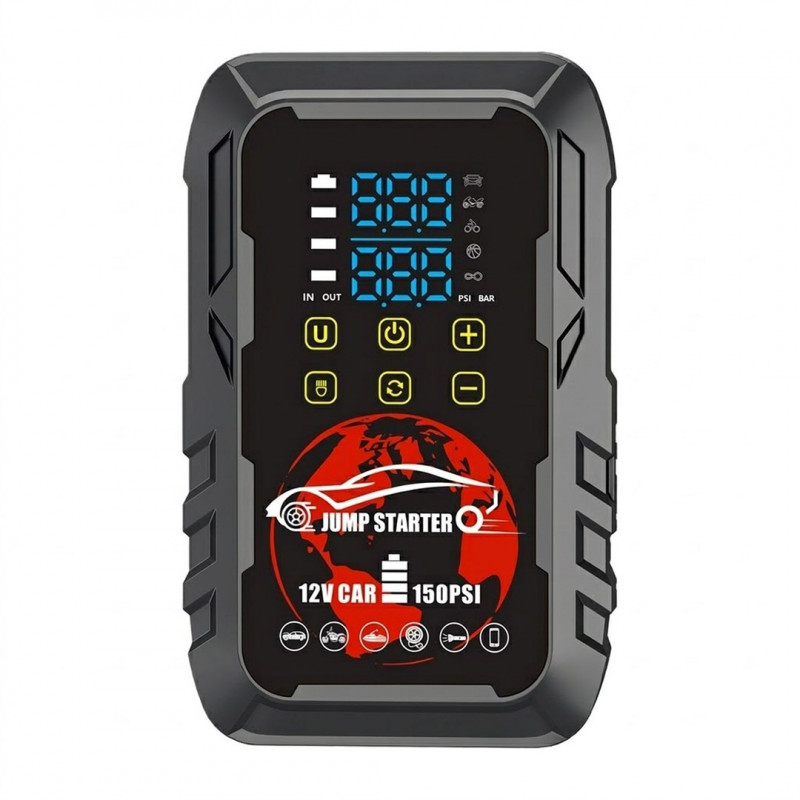 Extralink MaxJump 9 Xtreme 2-in-1 -käynnistin ja kompressori, 8000 mAh