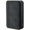 Guess GUPB10DP4GEGK varavirtalähde 10000 mAh, 18 W, 4G Leather Metal Logo, musta