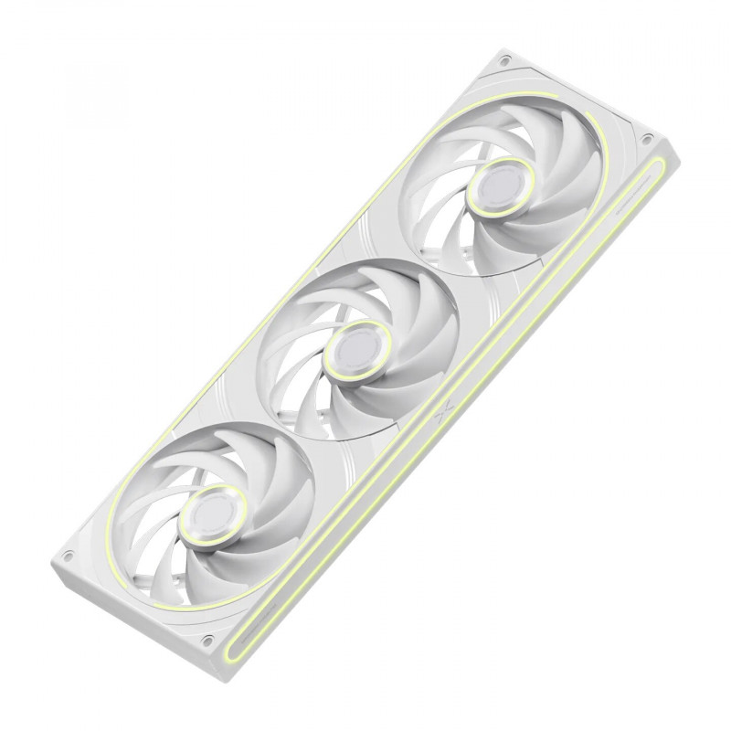 TRYX FOBR 360 mm ARGB-kotelotuuletin, PWM, 3-in-1, valkoinen