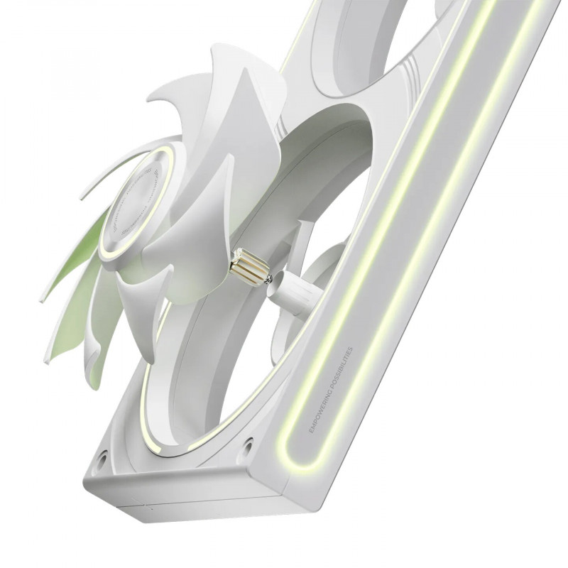 TRYX FOBR 360 mm ARGB-kotelotuuletin, PWM, 3-in-1, valkoinen