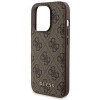 Guess GUBPM5P15X4GEMGW Hardcase Apple iPhone 15 Pro Max -puhelimelle + 5000 mAh MagSafe -varavirtalähde, 4G Metal Logo, ruskea