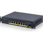 DIGITUS DN-95333 10 Gigabit 8-porttinen hallitsematon PoE+-kytkin (80 W)