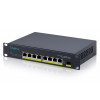 DIGITUS DN-95333 10 Gigabit 8-porttinen hallitsematon PoE+-kytkin (80 W)