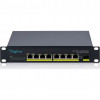 DIGITUS DN-95333 10 Gigabit 8-porttinen hallitsematon PoE+-kytkin (80 W)