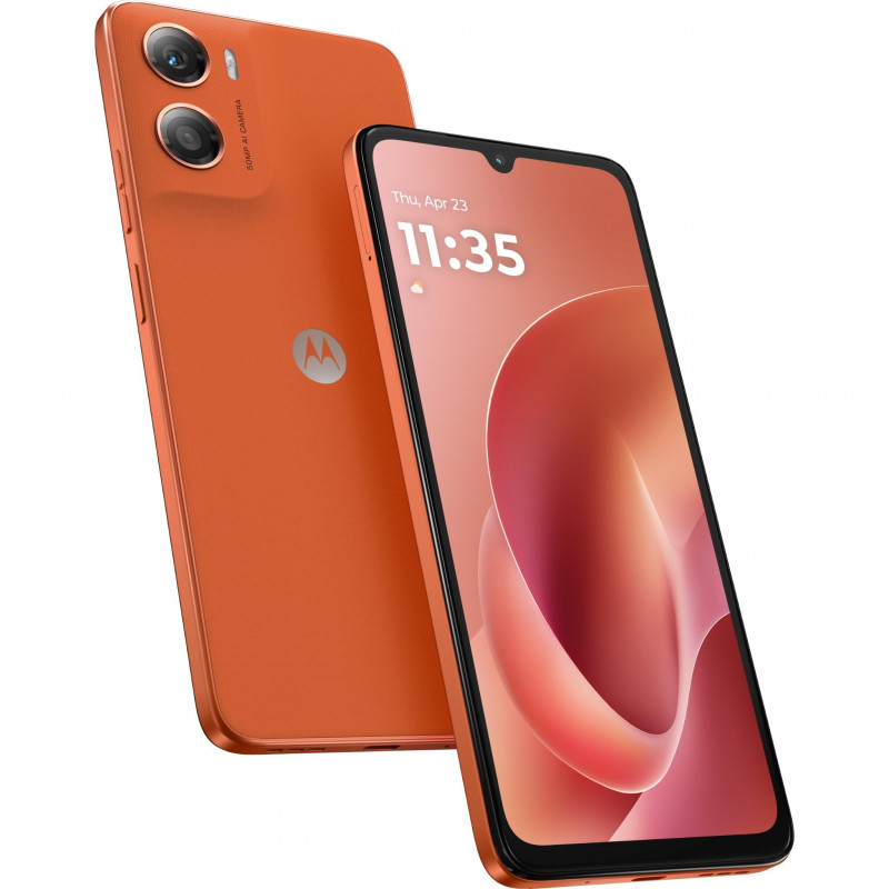 Motorola XT2535-3 Moto G06 4G -älypuhelin, 4 GB RAM, 64 GB, oranssi (EU)