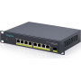 Digitus DN-80122 8-porttinen 2.5G hallitsematon kytkin, jossa 1x 10G SFP+