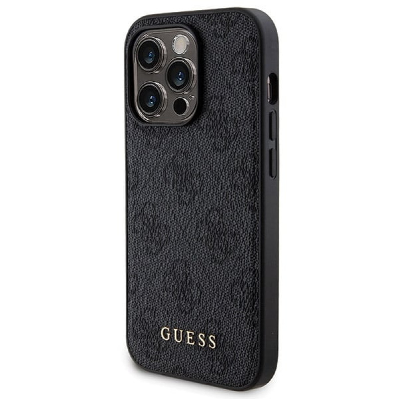 Guess GUBPM5P13X4GEMGK Apple iPhone 13 Pro Max -kovakotelo + 5000 mAh MagSafe -varavirtalähde, 4G Metal Logo, musta