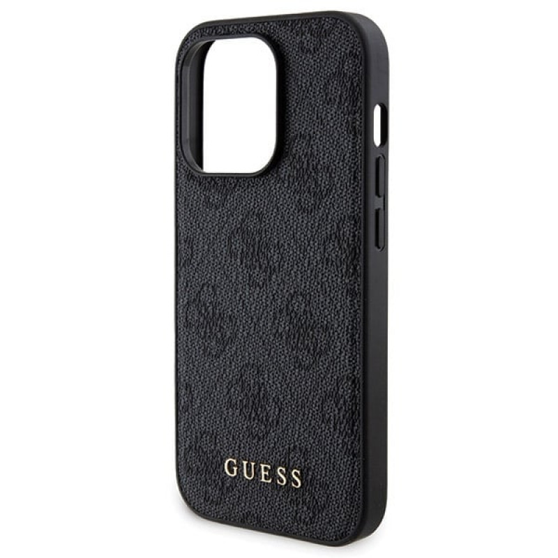 Guess GUBPM5P13X4GEMGK Apple iPhone 13 Pro Max -kovakotelo + 5000 mAh MagSafe -varavirtalähde, 4G Metal Logo, musta