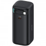 USAMS US-CD217 XMF Series Powerbank 18000 mAh, PD 45W Fast Charge, with Lightning Cable, musta