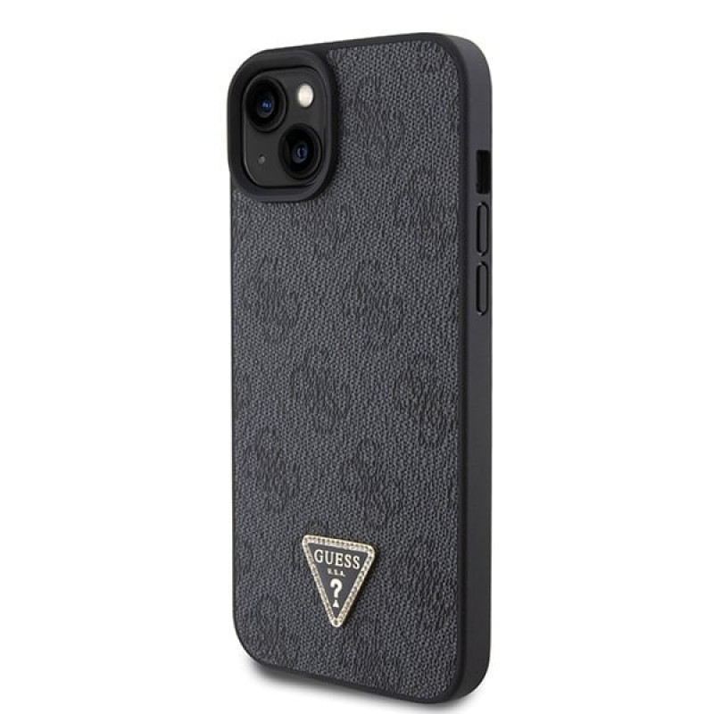 Guess GUHCP15MP4TDSCPK Apple iPhone 15 Plus / 14 Plus -kovakotelo, Crossbody 4G Metal Logo, musta