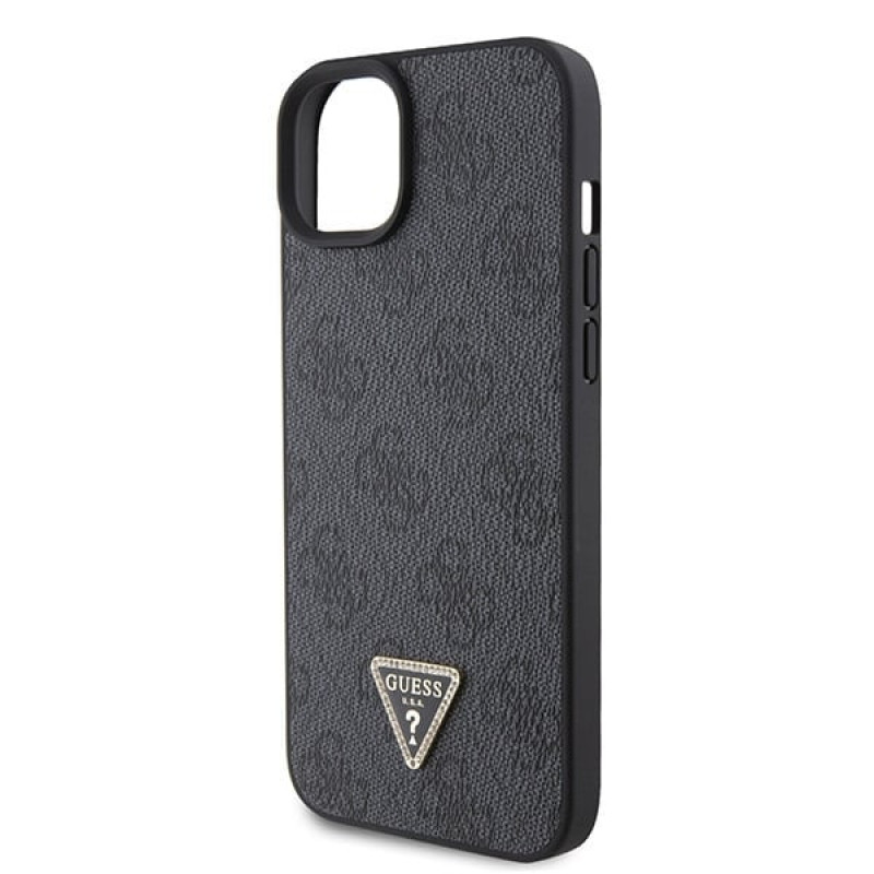 Guess GUHCP15MP4TDSCPK Apple iPhone 15 Plus / 14 Plus -kovakotelo, Crossbody 4G Metal Logo, musta