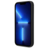 Guess GUHMP14XSBPLK Apple iPhone 14 Pro Max -kovakotelo, silikoni Logo Plate MagSafe, musta