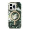 Guess GUBPP14LHJEACSA kuori + langaton laturi Apple iPhone 14 Pro vihreä hardcase, Jungle, MagSafe