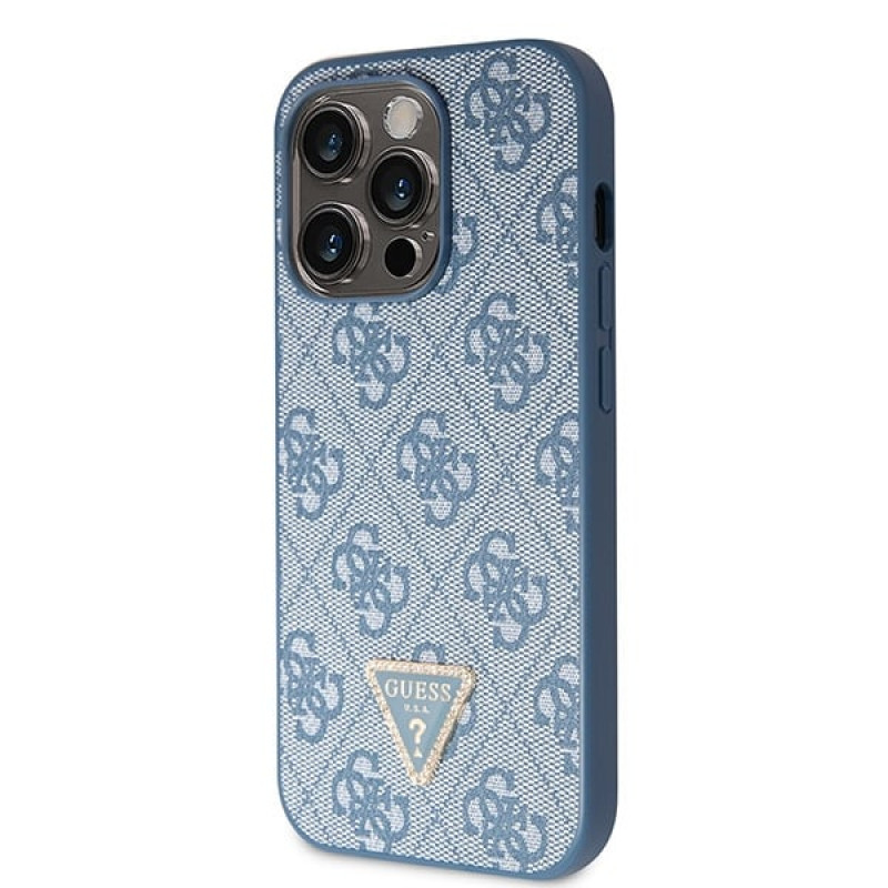 Guess GUHCP14XP4TDSCPB Apple iPhone 14 Pro Max sininen hardcase, Crossbody 4G Metal Logo