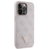 Guess GUHCP13LP4TDSCPP Apple iPhone 13/13 Pro -kovakotelo, pinkki, Crossbody 4G Metal Logo
