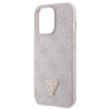 Guess GUHCP13LP4TDSCPP Apple iPhone 13/13 Pro -kovakotelo, pinkki, Crossbody 4G Metal Logo