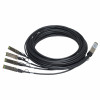 Hp Enterprise HPE X240 QSFP+ - 4x10G SFP+ 3 m Direct Attach -kuparihaarottelukaapeli