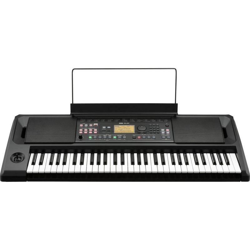 Korg EK-50 sähköinen kosketinsoitin, digitaalinen syntetisaattori, 61 kosketinta, musta