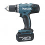 Makita DDF453RFE akkuporakone 2 akulla ja pikaistukalla, musta/sininen