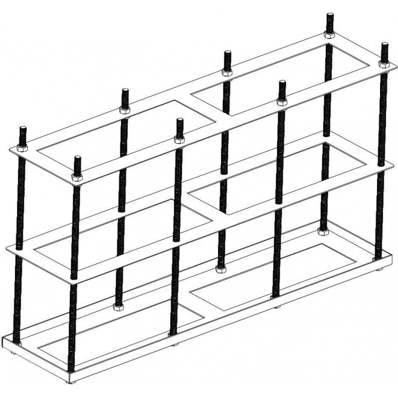 Ernitec 0070-24900-MOUNT-KIOSK -lattialla seisova kiinnike 55-86" näytöille