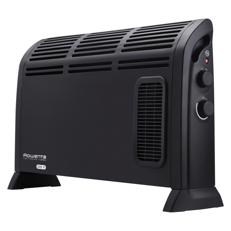 Rowenta Vectissimo Turbo CO3035F1 -konvektorilämmitin puhaltimella, 2400 W, musta