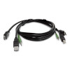 StarTech.com SKHDMMKVM-06-TAA TAA-yhteensopiva HDMI KVM -kaapeli, USB 2.0, 3,5 mm ääni, 1,8 m