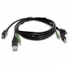 StarTech.com SKHDMMKVM-06-TAA TAA-yhteensopiva HDMI KVM -kaapeli, USB 2.0, 3,5 mm ääni, 1,8 m