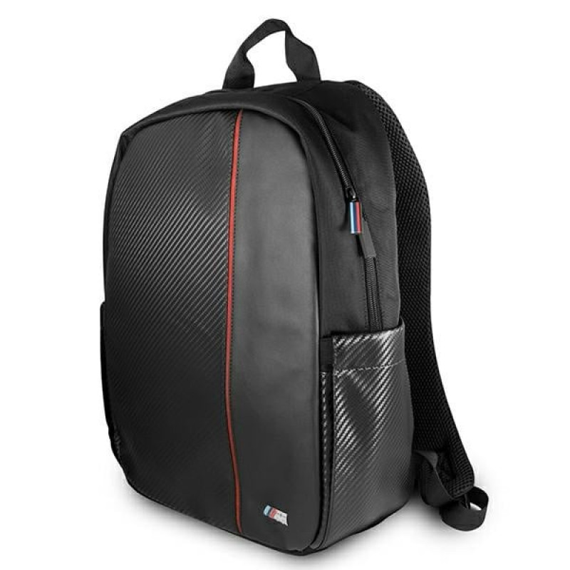 BMW BMBPCO15CAPRBK Reppu, 16", musta Carbon Red Stripe