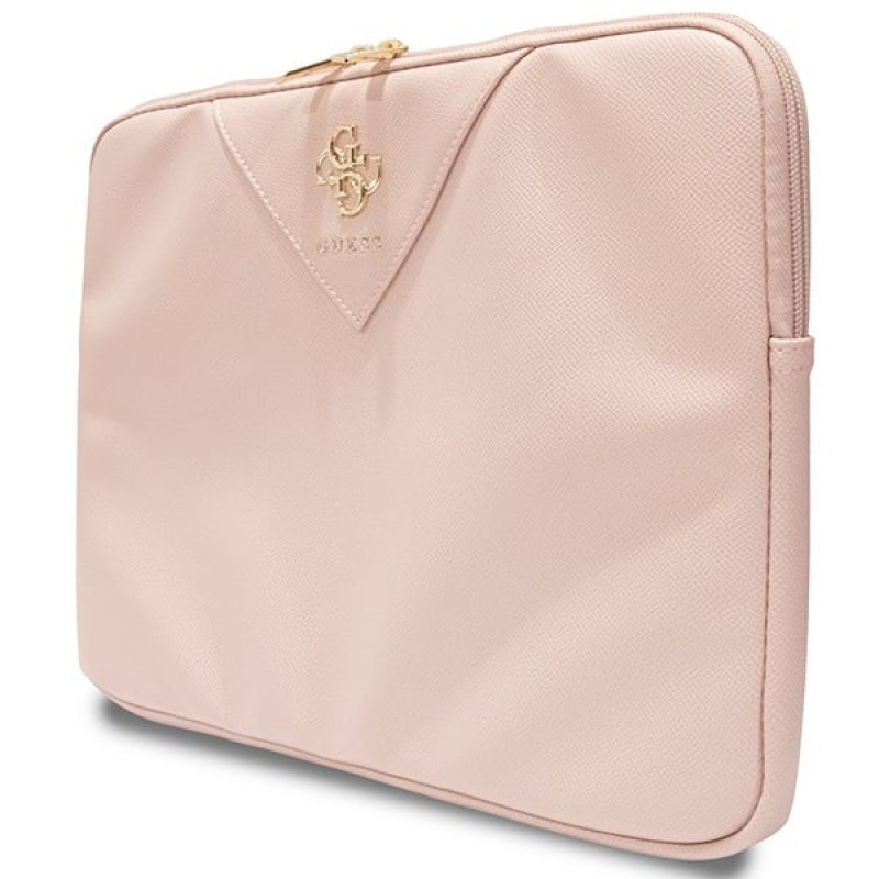 Guess GUCS14ZPGSTEGP kannettavan tietokoneen suojahiha, 14", Triangle 4G, pinkki